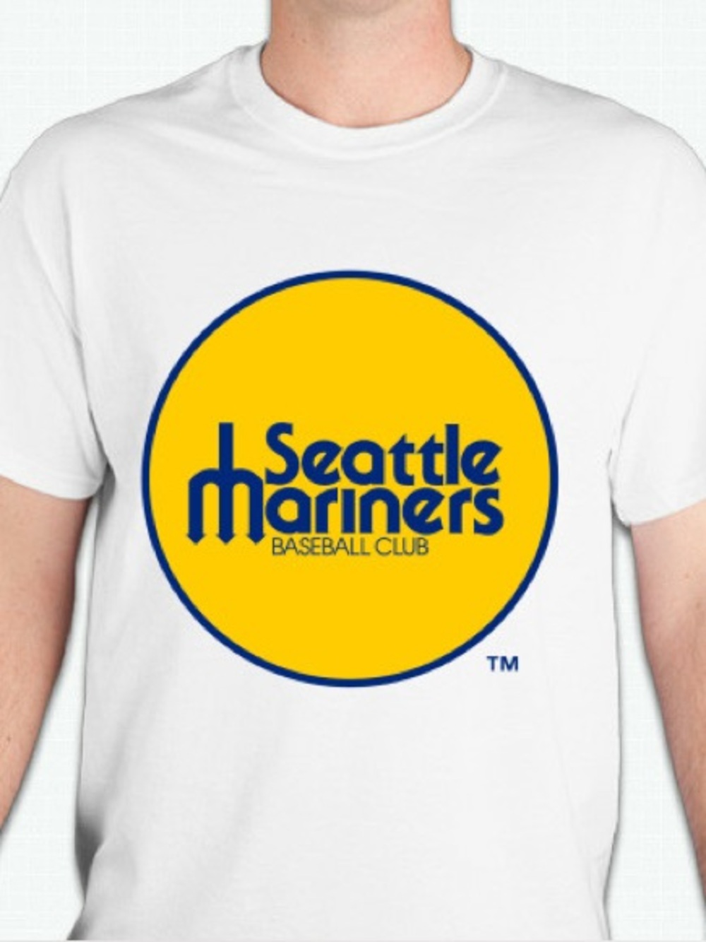 Seattle mariners  retro logo tshirt shirt Unisex 100 percent cotton brand new